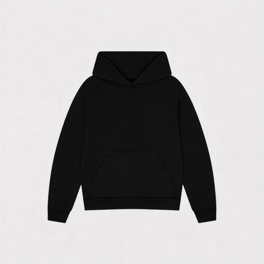 DROP Ley de Morphy — Hoodie Oversized Premium (Negra)